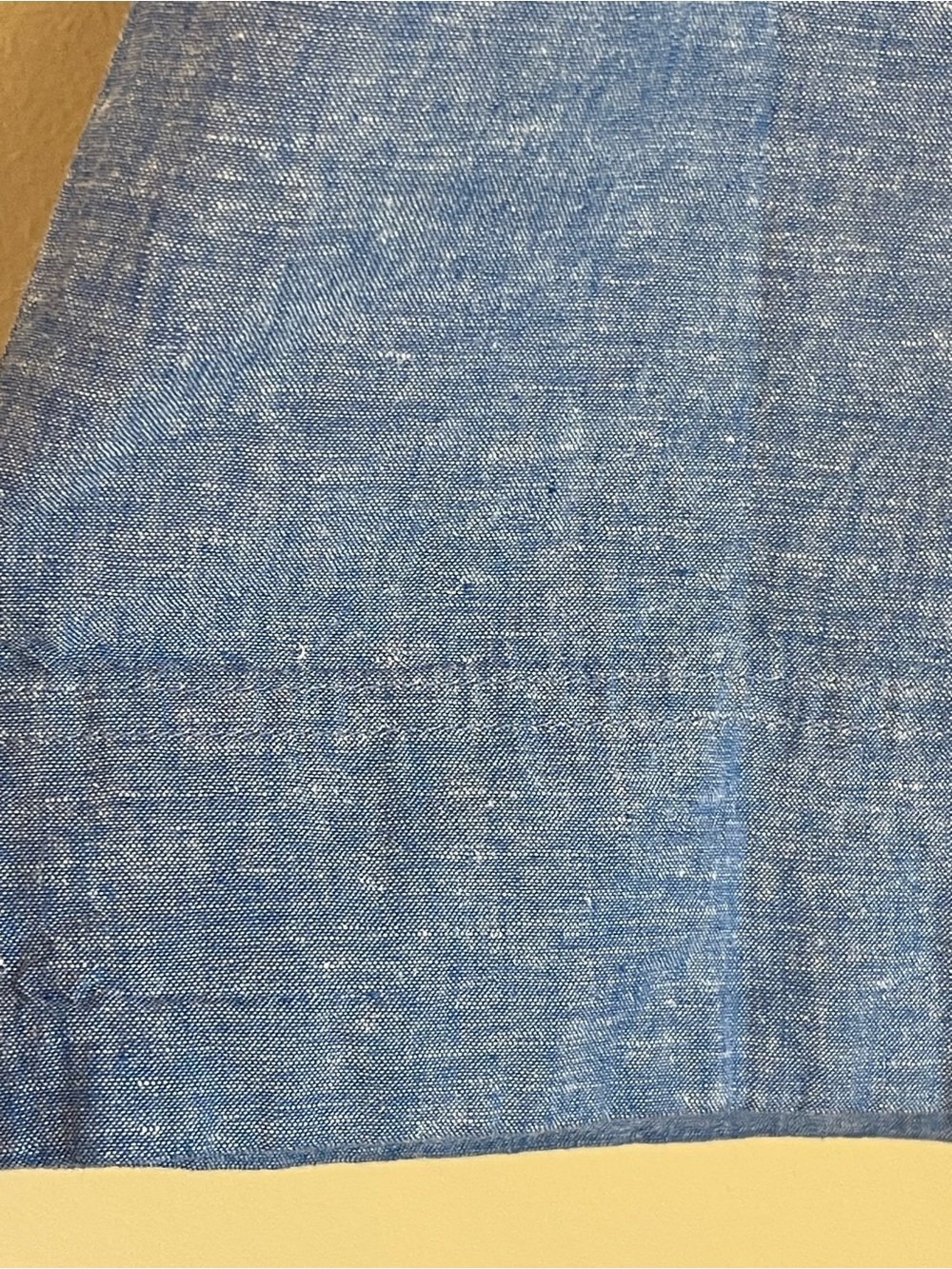 Lucky Brand Blue Casual Mini Dress Hemp Cotton Coastal Puff Sleeves Summer L NWT - Picture 14 of 14